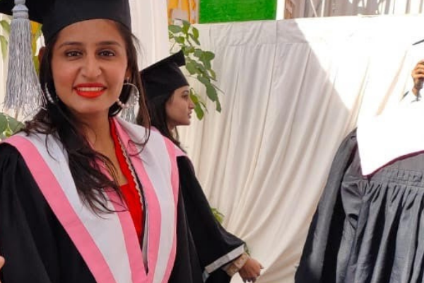 Graduation picture of the author